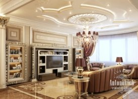 Interior Design Living Room in Classic Style