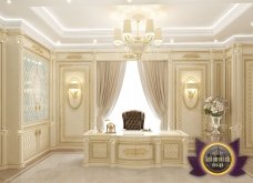 Luxurious and modern interior design with alluring marble floor and stylish furniture - a perfect combination to make your space look beautiful.
