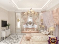 Luxurious and modern, this white marble and gold trim room is ideal for the perfect royal entrance.