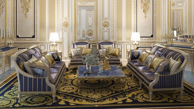Royal Style Living Room Design