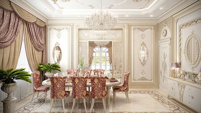 Luxury classic dining room