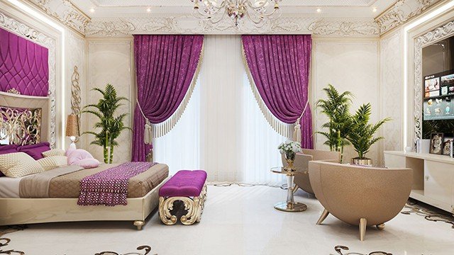 Chic Style Master Bedroom Interior Design