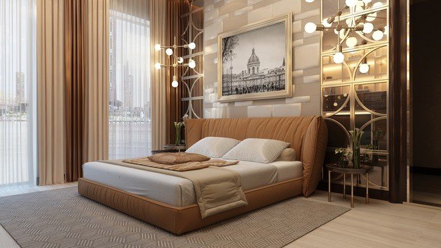 Bright and Classy  Bedroom Interior Design