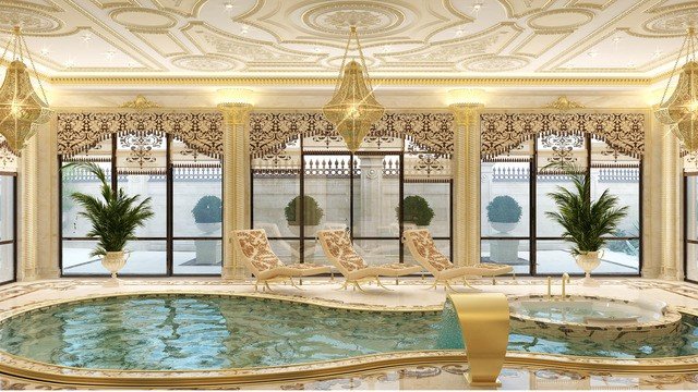 Luxurious pool design