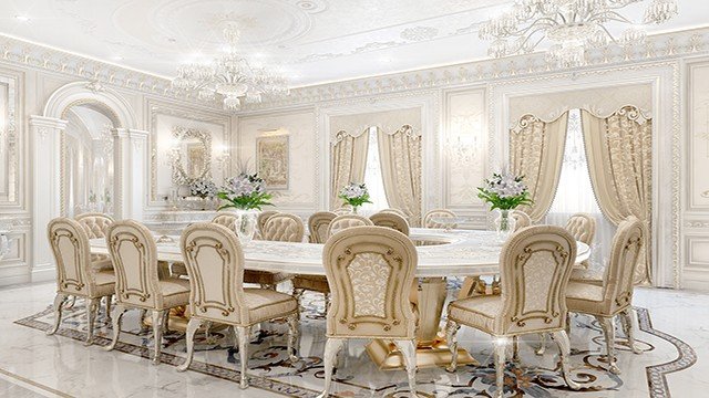 Luxurious Chic dinning room