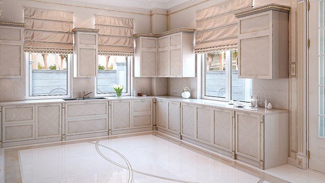 Kitchen with refined character