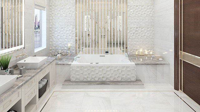 Elegant Style Bathroom Interior Design