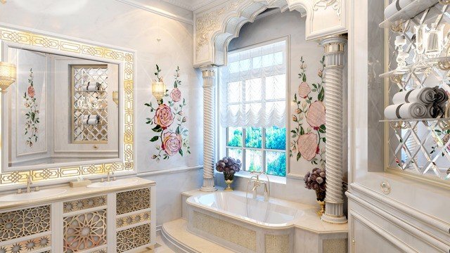 Bathroom Design in Neoclassical