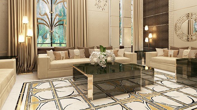 Luxurious Living room design Abuja
