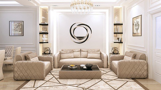 Дизайн интерьера гостиной в Абудже