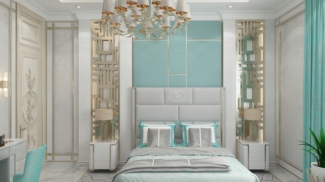Elegant Bedroom Interior Design Bangladesh