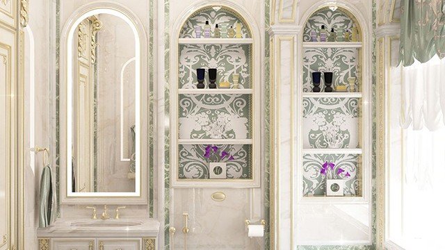 Wonderful bathroom interior design