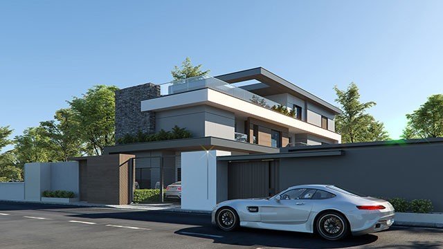 Contemporary living style house