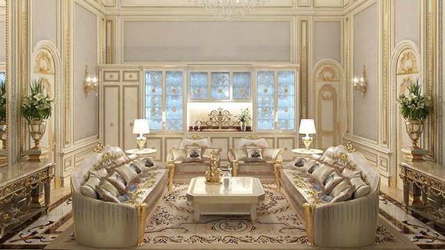 Luxurious Living room design in Nigeria