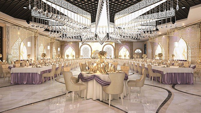 best interior design company for Banquet Hall