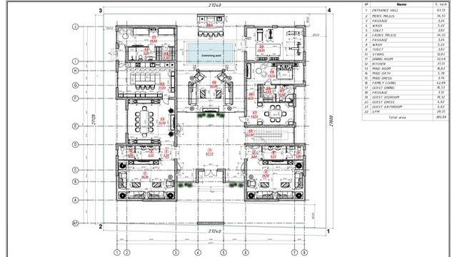 Bespoke Luxury House Plan In Dubai By, Architectural House Plans With Photos
