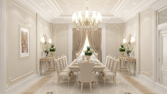 Neoclassical Dining Room Decoration