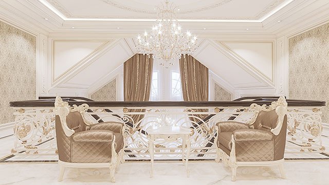 Gorgeous luxurious villa interior