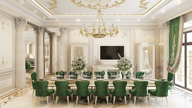 Big family dining room