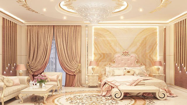 Smooth luxury bedroom decor