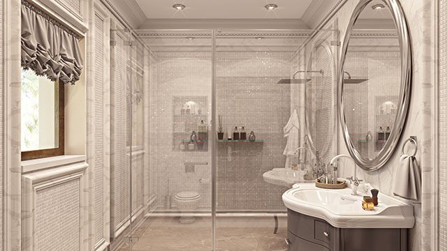 New look bathroom interior design