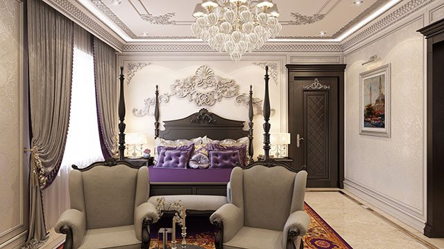 Small luxury bedroom