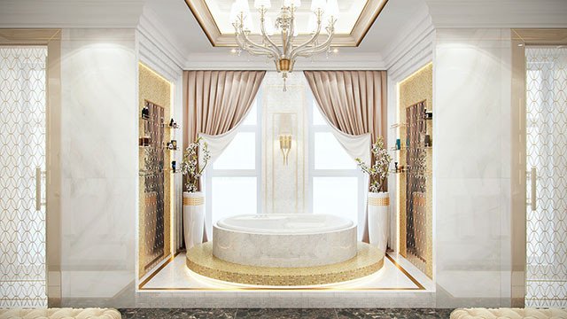 New luxury style bathroom