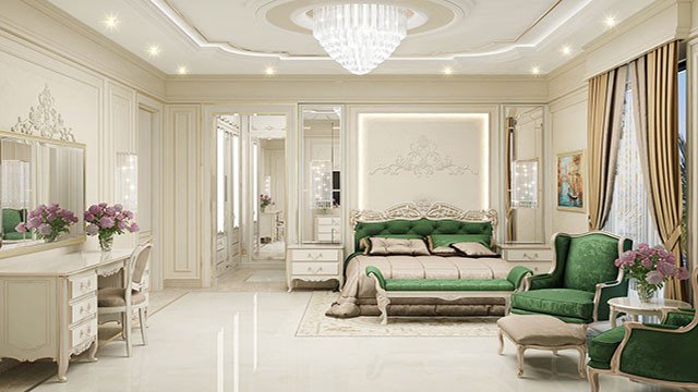 Exclusive bedroom interior design