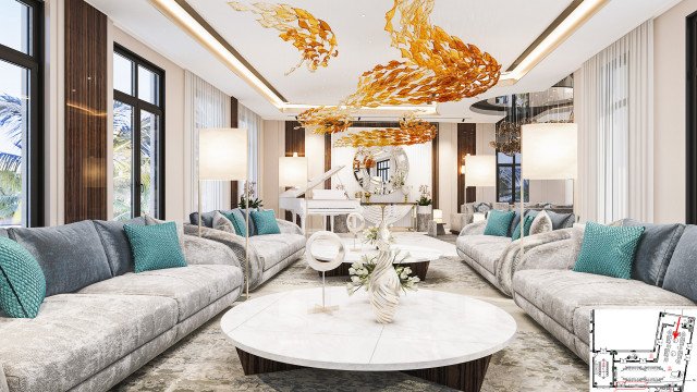 Finest Interiors for Living Room Design