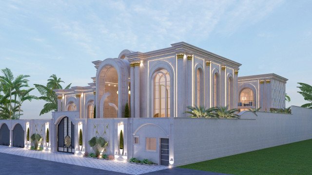 Королевский дизайн экстерьера в ОАЭ