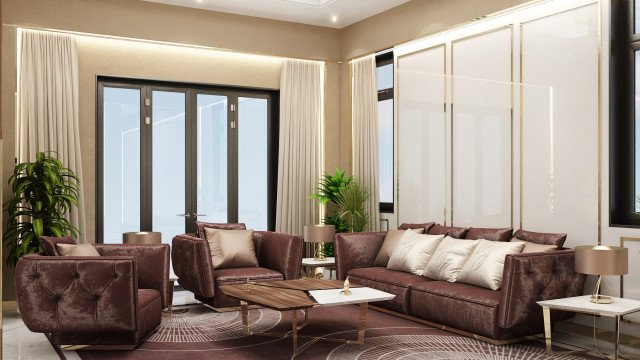 Customized Furniture For Luxury Living Room