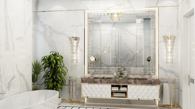 Эксклюзивный дизайн ванной комнаты