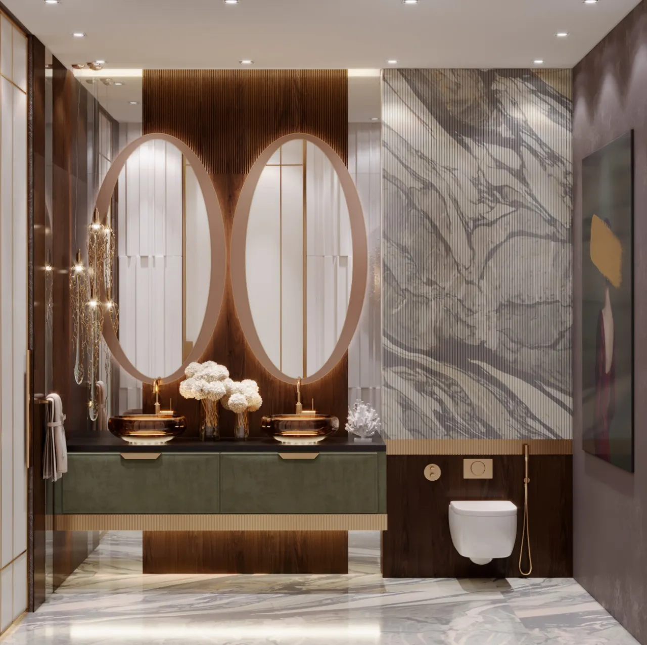 Classy And Elegant Bathroom Design