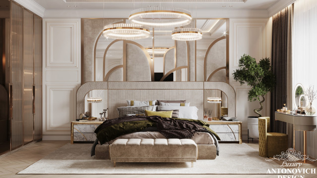 Великолепная идея декорирования спальни