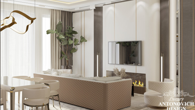 Living Room Design In Bentley Style