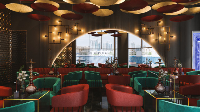 Экстравагантный дизайн ресторана в Дубае