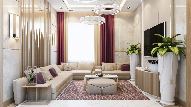 Italian style interior design for home in Riyadh