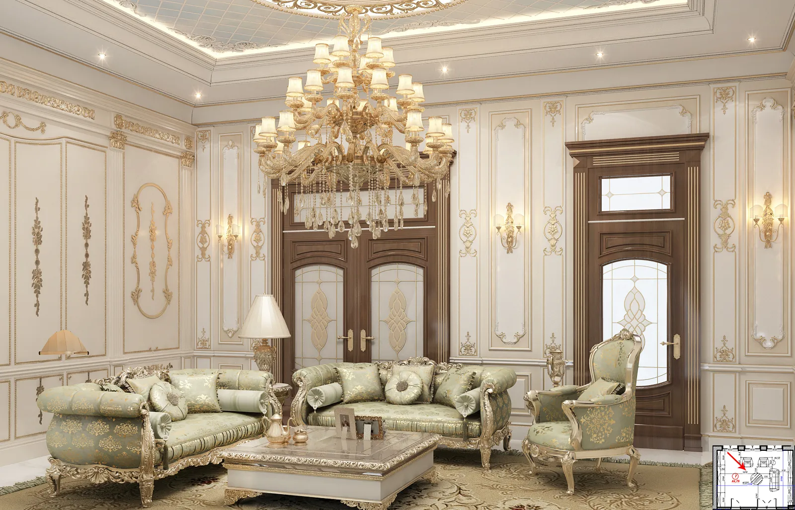 Classical Family Sitting Room Design