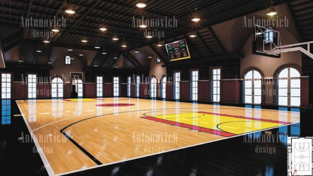 Basketball Court Layout Idea