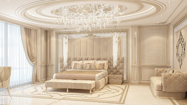 Изысканный дизайн спальни на заказ