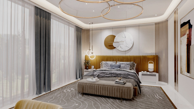 Элитный дизайн спальни от профессиональных дизайнеров