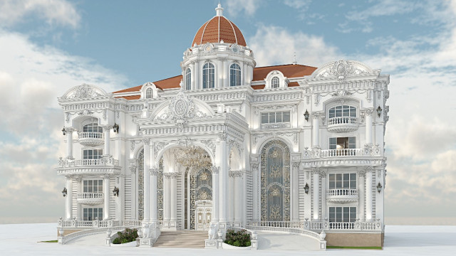 Королевский дизайн экстерьера в Камбодже