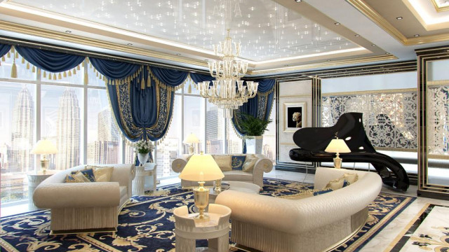 Best interior Designers in China | Royal Luxury Penthouse Interior Design in Shanghai