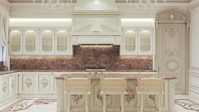 ARTISTIC GYPSUM AND JOINERY DESIGN FOR KITCHEN INTERIORS