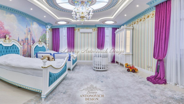 تصميم مبهج لستارة غرفة نوم الاطفال في دبي