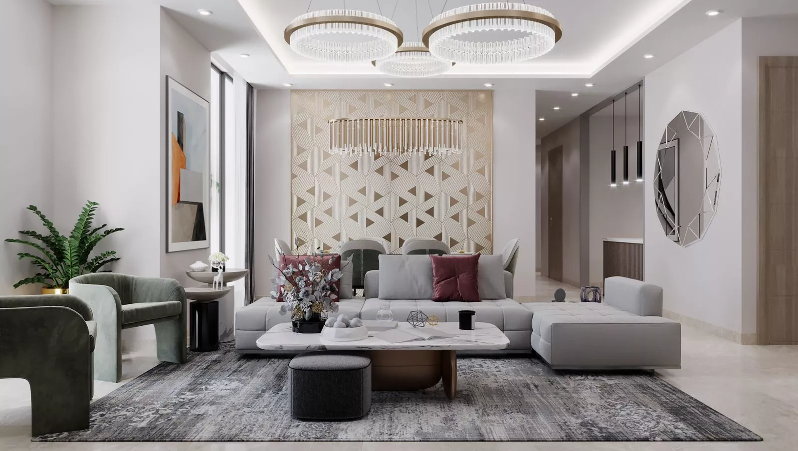 DUBAI INTERIOR DESIGN FOR LUXURY APARTMENT