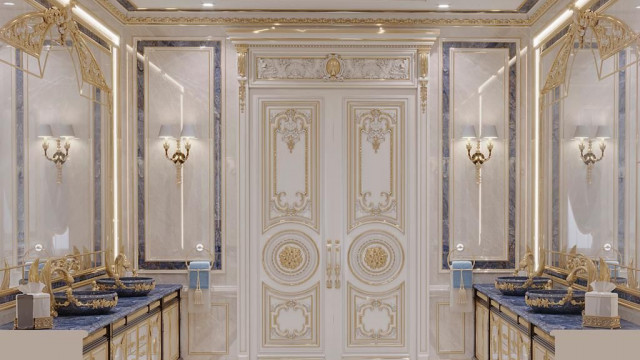 Высококачественный дизайн интерьера ванной комнаты