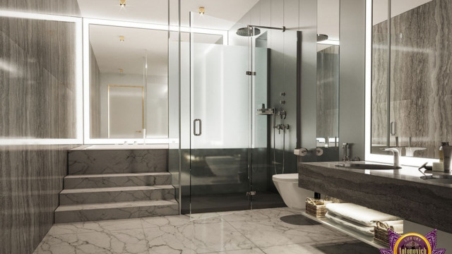 Концепции дизайна интерьера роскошной ванной комнаты