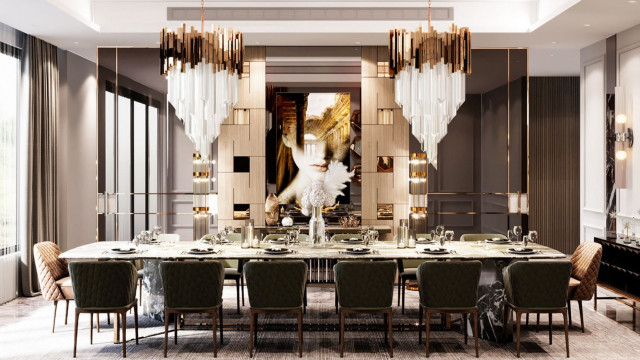 Dubai Style Luxury Dining Room