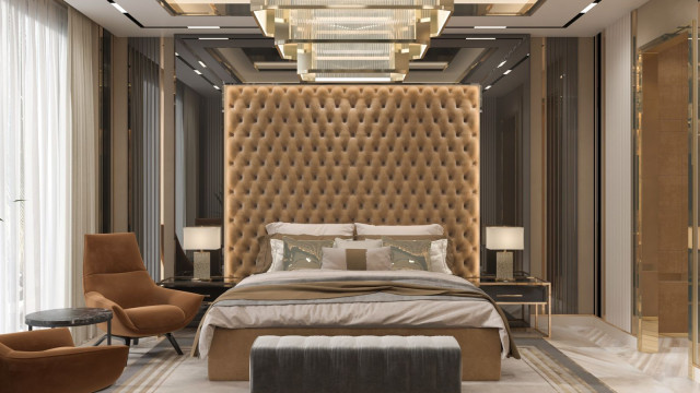 LUXURY BEDROOM INTERIOR DESIGN FOR ELITE PENTHOUSE DUBAI